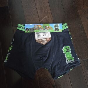 Minecraft Kids Boxer Briefs - Black and Green